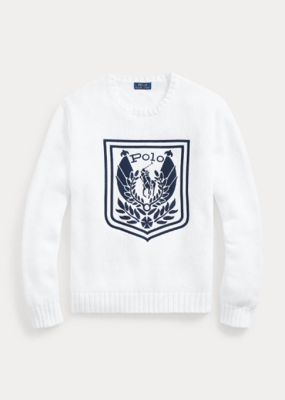 Polo Ralph Lauren Uni Crest Striktrøje Herre Danmark (AWXPQ7958)